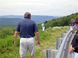 06 A West Virginia mountain Overlook on the way to Snowshoe Ski Resort 