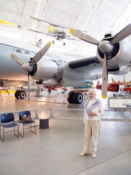 07 Barbara Tedford views the planes