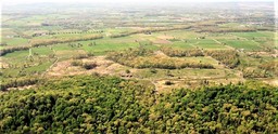 Aerial View of South End of the Battlefield