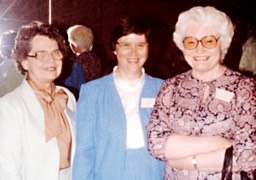 Bettina Higdon, Sarah Peyton, and Opal Willis