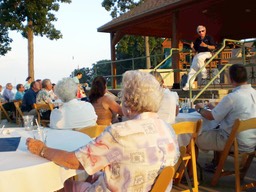 Hal Higdon's after-dinner talk on genealogy in the Balkans