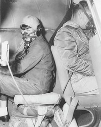 1958 - Mary Carmel & Tom ready to engage in high altitude aerial photography