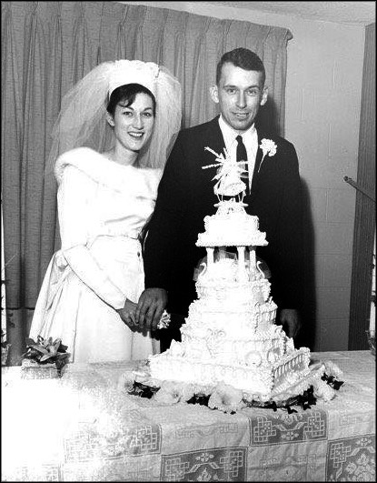 Cutting the cake, 1965