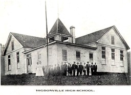Higdonville High School in Macon County, North Carolina