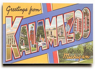 Kalamazoo greeting card