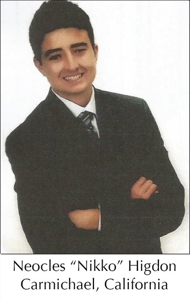 Neocles “Nikko” Higdon, of Carmichael, California