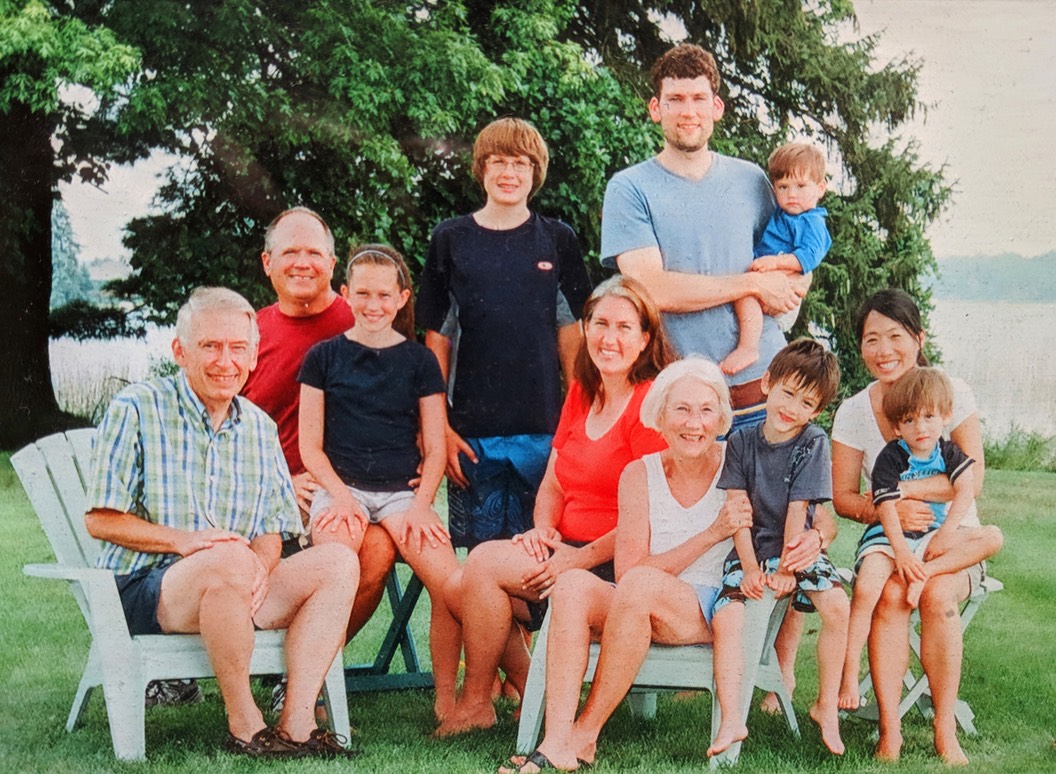 The whole family at Gull Lake copy