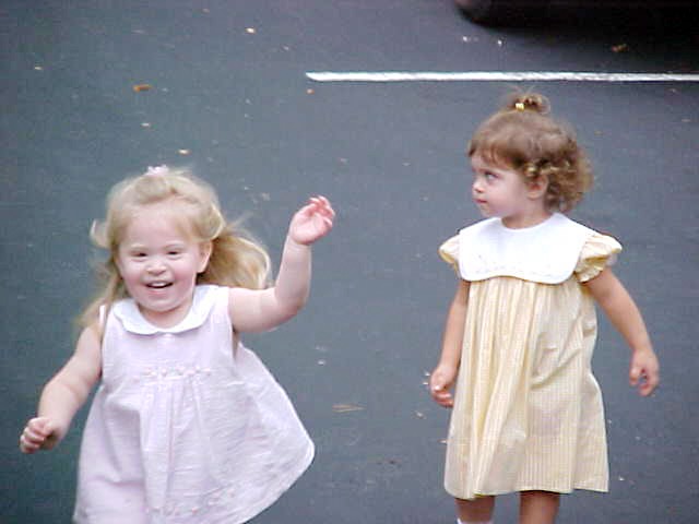 Young Cousins Enjoying the Day